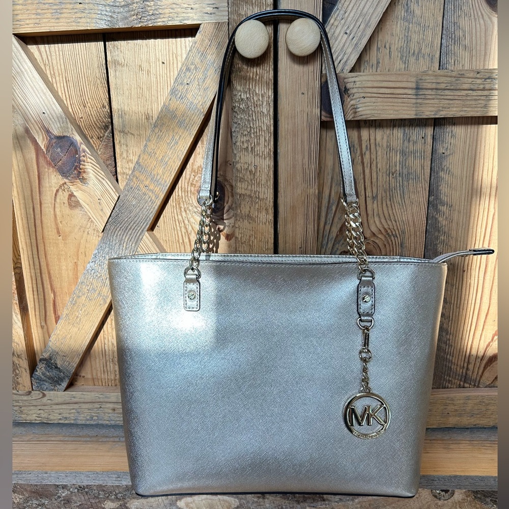 Michael Kors Gold/Shiny Purse